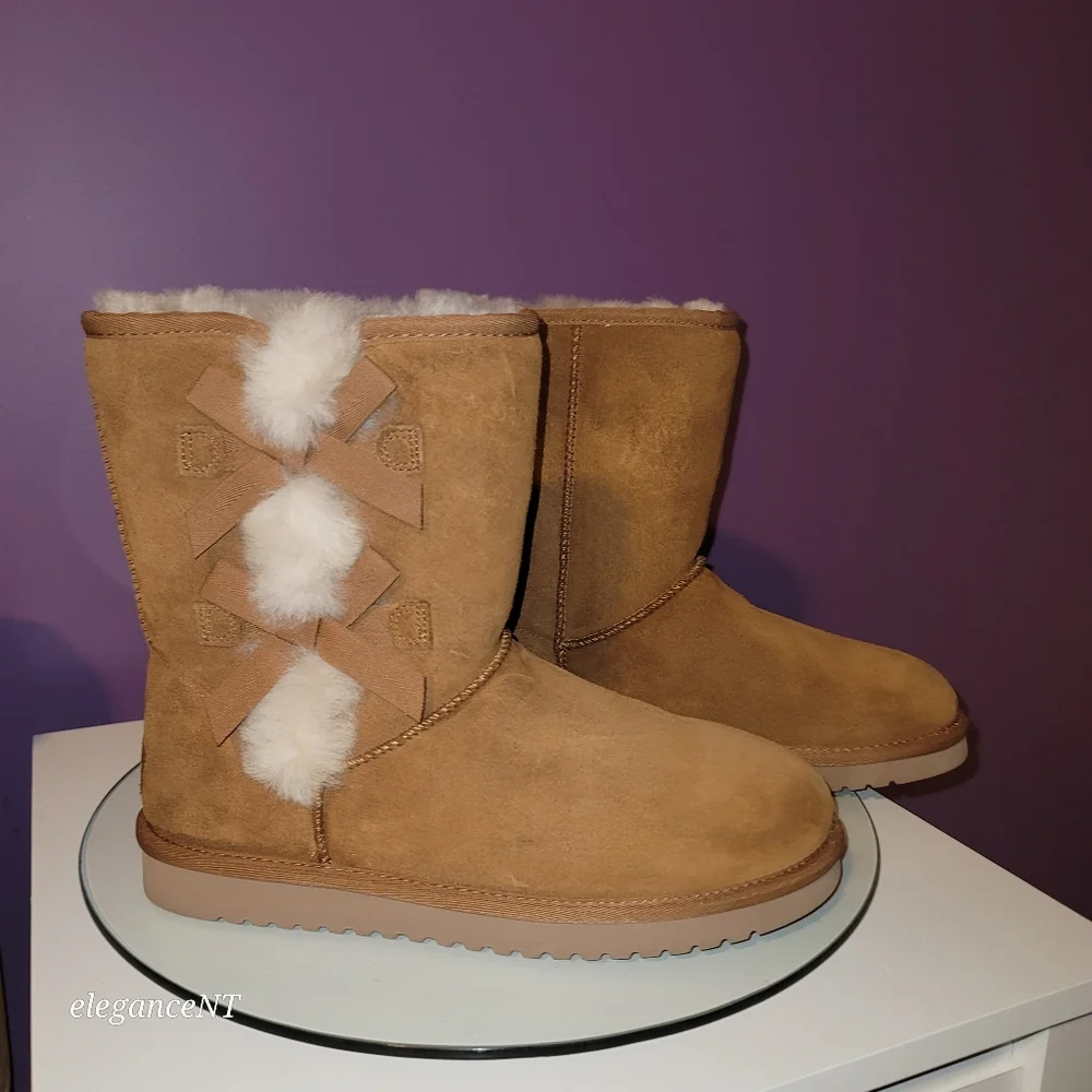 Koolaburra By UGG Tan Furrt Boots Sz: 10